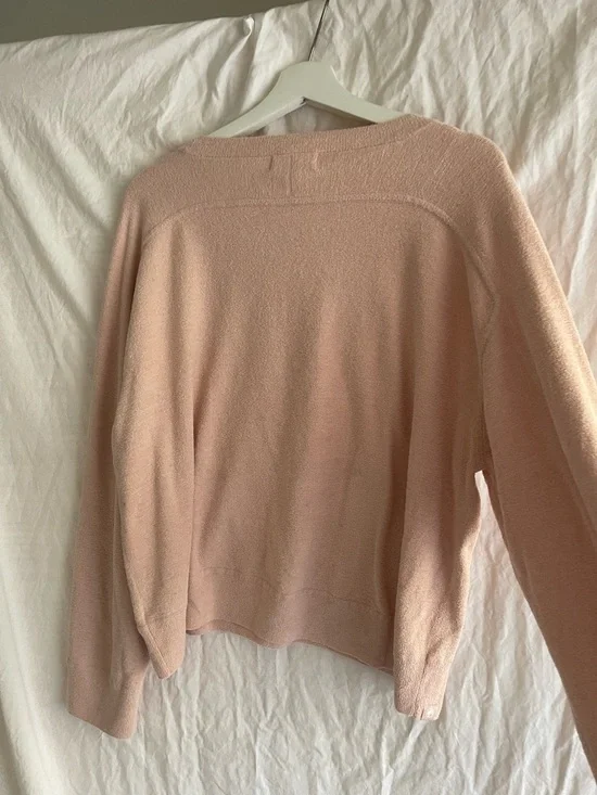 Barefoot Dreams CozyChic Barbie Pullover luxury loungewear coquette Size XL - Picture 13 of 13